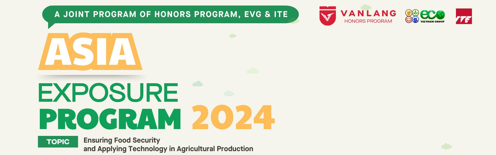 Exposure Program Asia Exposure Program 2024